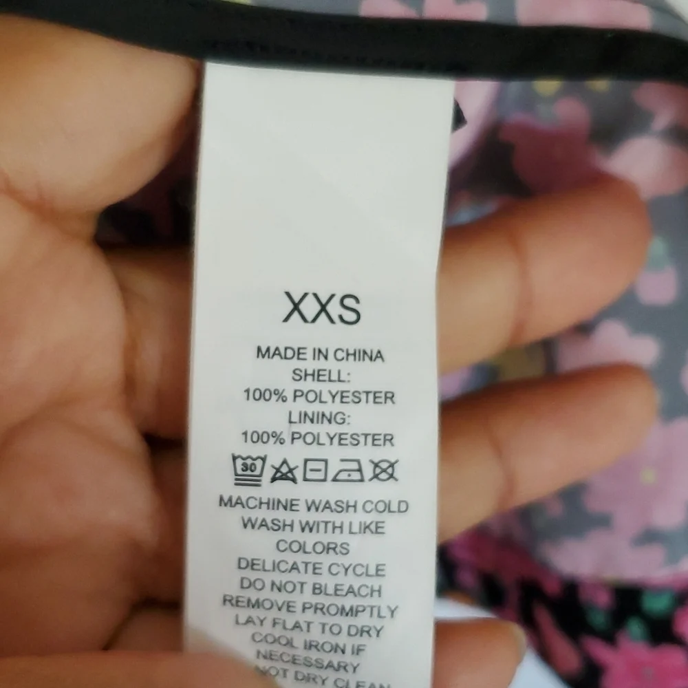 Kate Spade Marker Floral hooded anorak Jacket